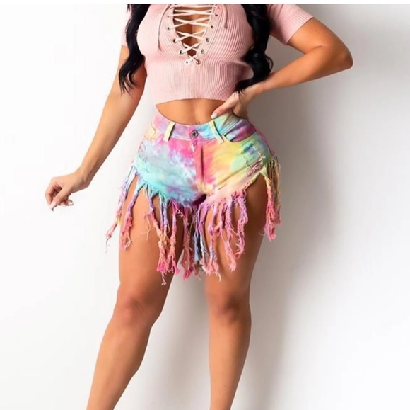 High waist shorts - Picture 1 of 2